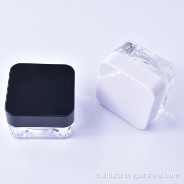 Scegli panni bianchi lucidi Contenitori vuoti per la cura della pelle Packaging 50G